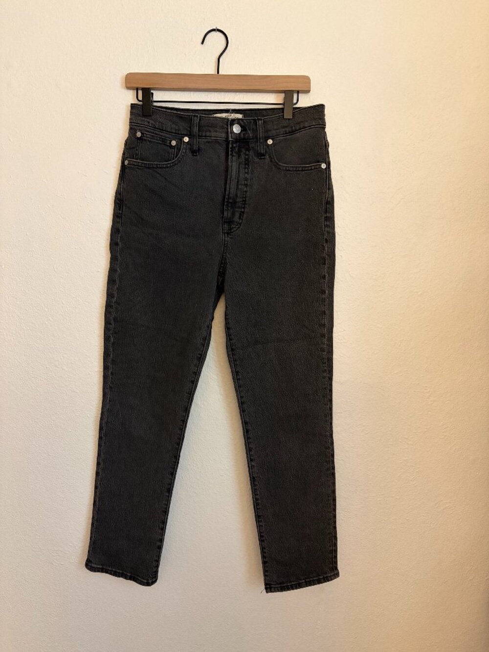 Madewell Perfect Vintage Black Jeans 27